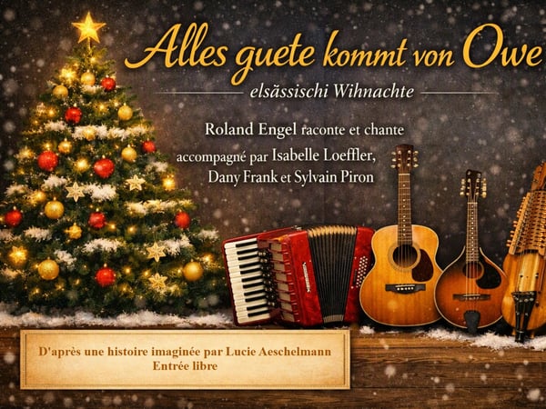 Veillée de Noël en alsacien avec Roland Engel et ses musiciens