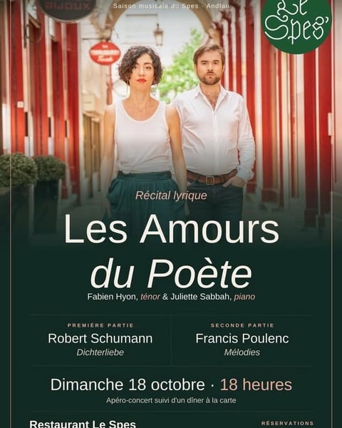 Récital lyrique "Les amours du poète"