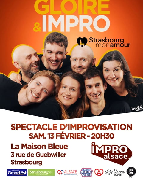 Show d'IMPRO Alsace : Amour, Gloire et Impro