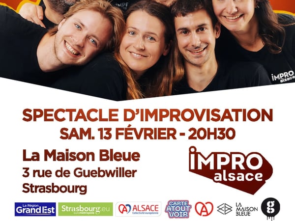 Show d'IMPRO Alsace : Amour, Gloire et Impro