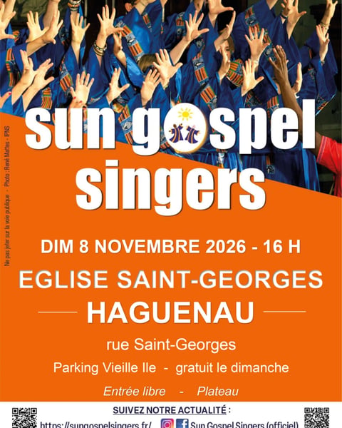 Concert des Sun Gospel Singers à Haguenau