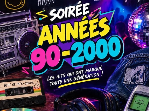 Soirée années 90-2000
