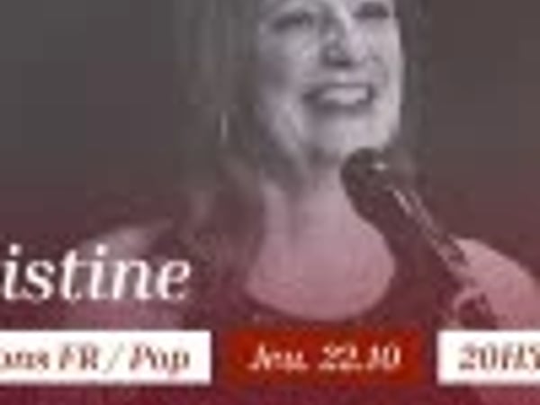 Concert de chansons françaises et pop avec Christine