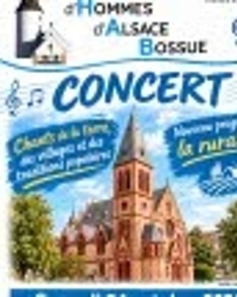 Concert du Choeur d'hommes d'Alsace Bossue