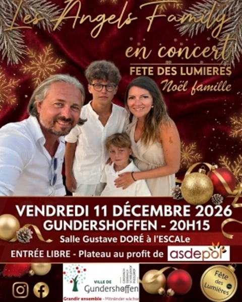 Concert de Noël avec Les Angels Family