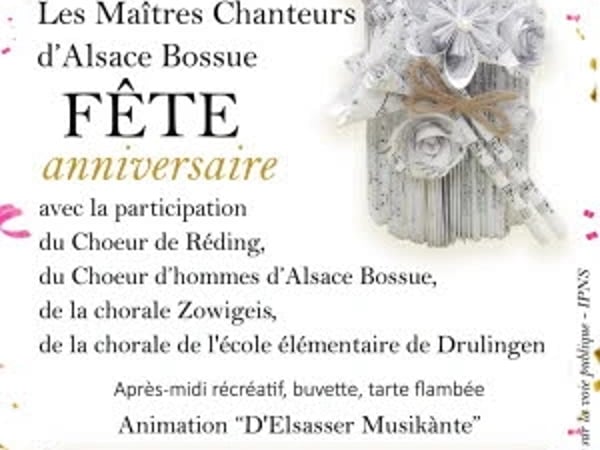 30 ans fête anniversaire des Maîtres Chanteurs