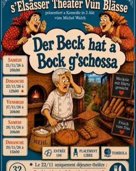 “Der Beck hät a Bock g'schosse”
