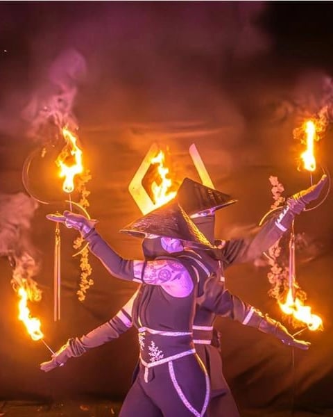 Spectacle de feu : Forge Ciel