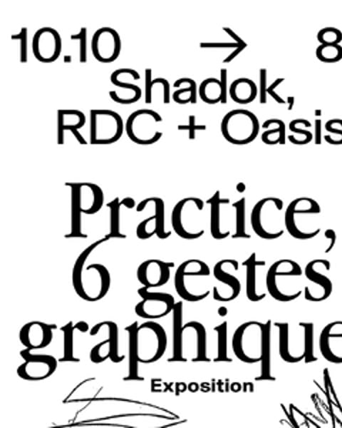 Practice, 6 gestes graphiques