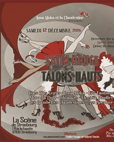 Satin Rouge & Talons Hauts
