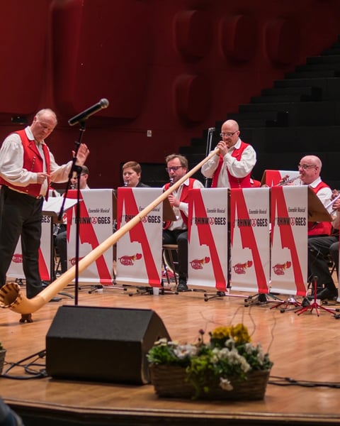 Concert de Blosmusik des Rhinwagges
